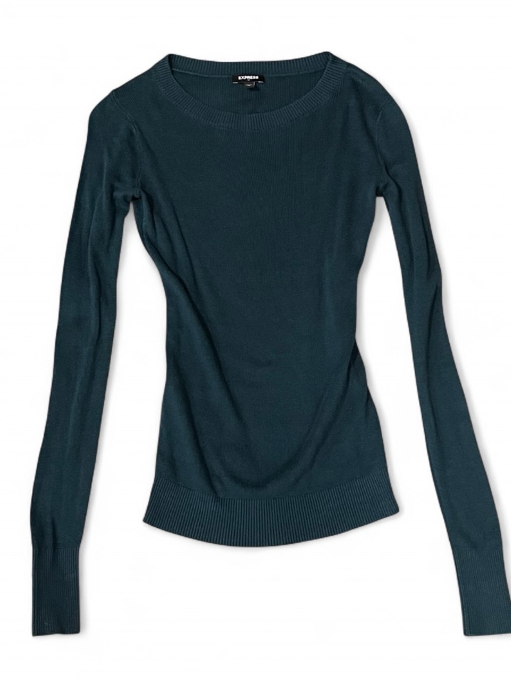 Express Fitted Long Sleeve Sweater